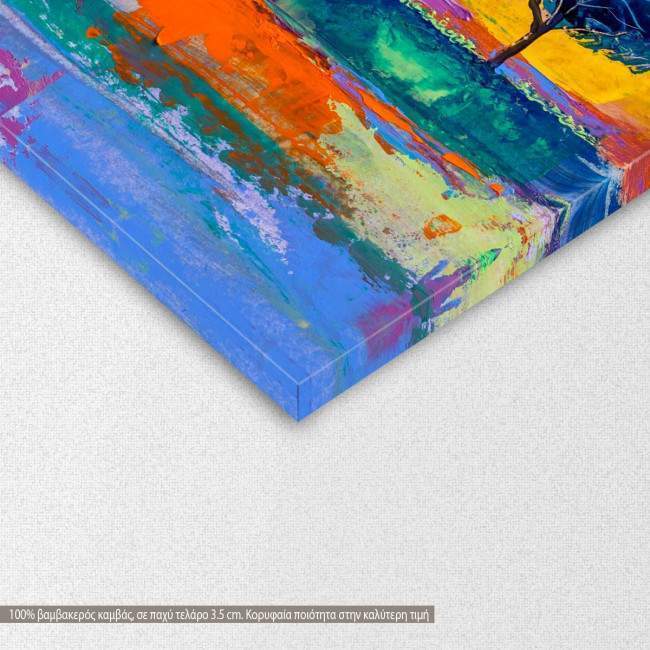 Canvas print Autumn landscape V, detail