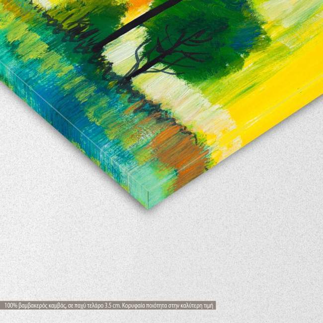 Canvas print Autumn landscape VI, detail