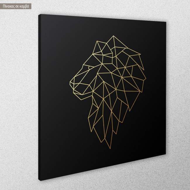 Canvas print Lion, side