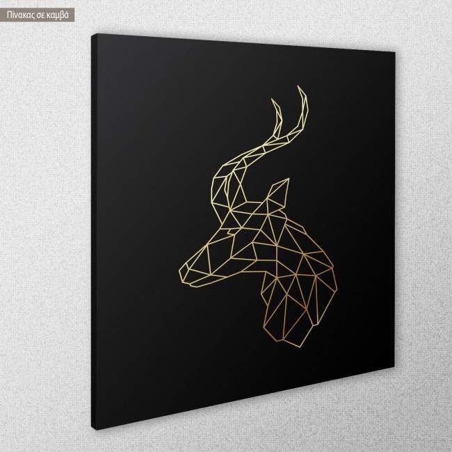 Canvas print Antelope, side