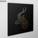 Canvas print Antelope, side