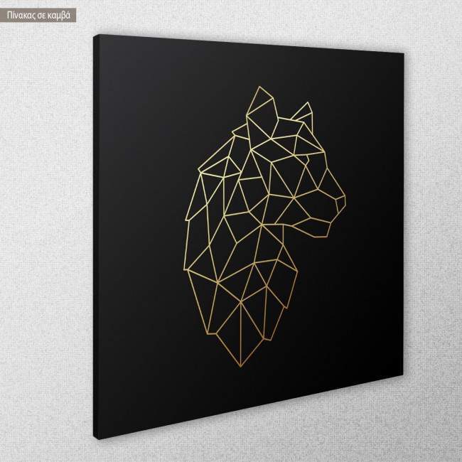 Canvas print Tiger, side