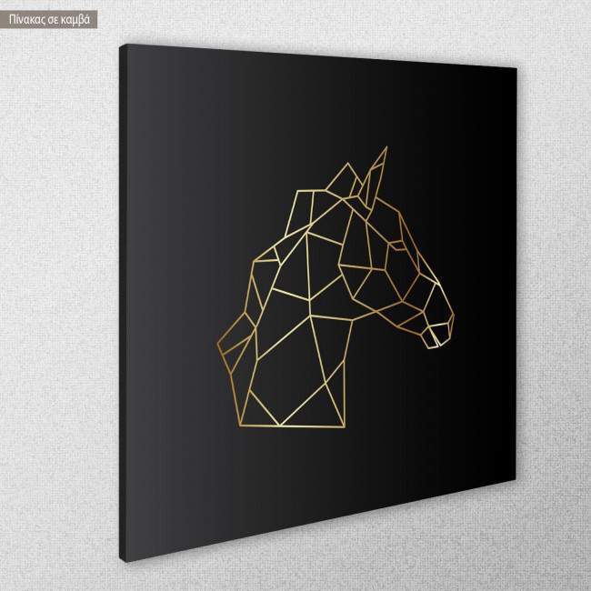 Canvas print Horse, side