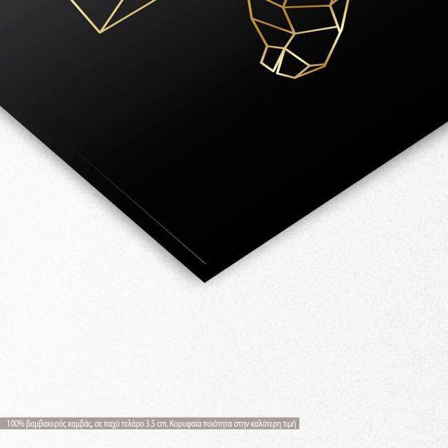 Canvas print Horse, detail