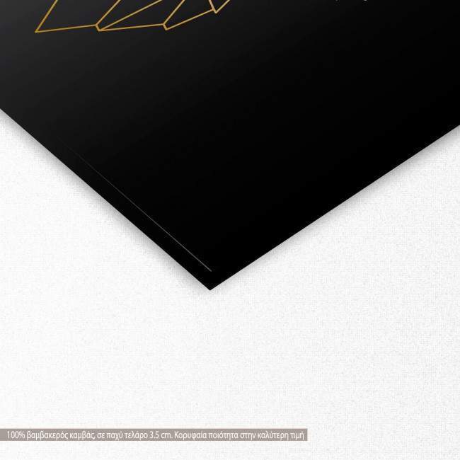 Πίνακας σε καμβά Καγκουρό, λεπτομέρεια