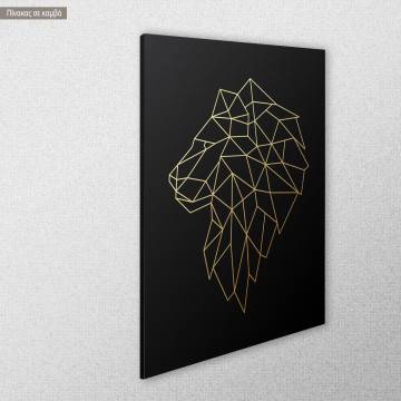 Canvas print Lion vertical View 1 2