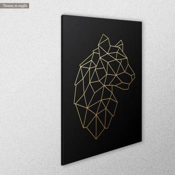 Canvas print Tiger vertical View 1 2