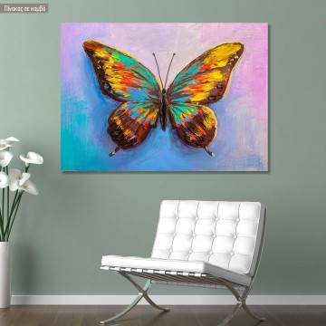 Πίνακας σε καμβά Πεταλούδα, Butterfly painting IΙ