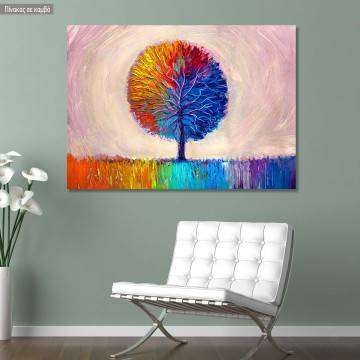 Πίνακας σε καμβά Tree I