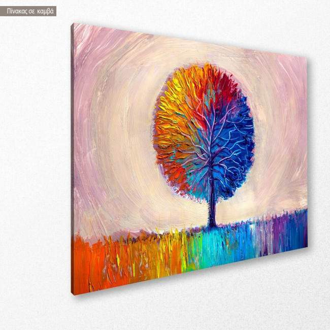 Canvas print Tree I, side