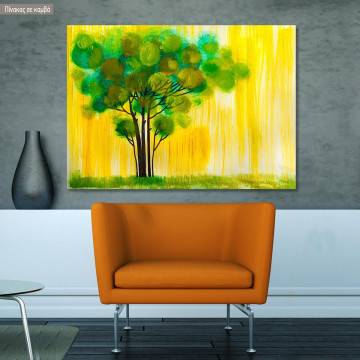 Πίνακας σε καμβά Tree II