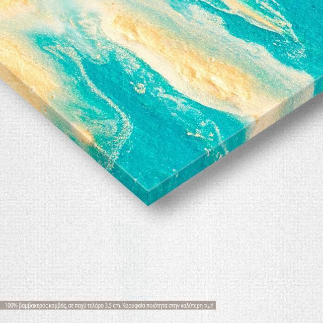 Canvas print Abstract painting of city buildings