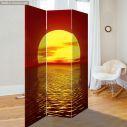 Room divider Red sunset