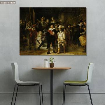 Canvas print The night watch, Rembrandt