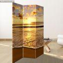 Room divider Colors of sunset at beach