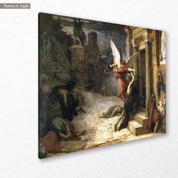 Canvas print The plague in Rome, Delaunay R. 2