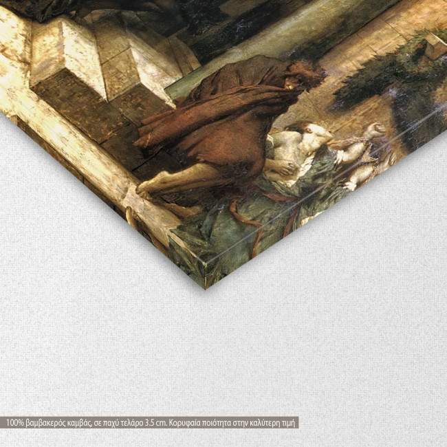 Πίνακας ζωγραφικής The plague in Rome, Delaunay R, αντίγραφο σε καμβά, λεπτομέρεια