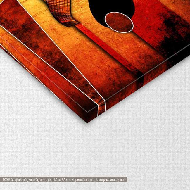 Πίνακας σε καμβά αφηρημένος, γεωμετρικός, Abstract shapes II, λεπτομέρεια