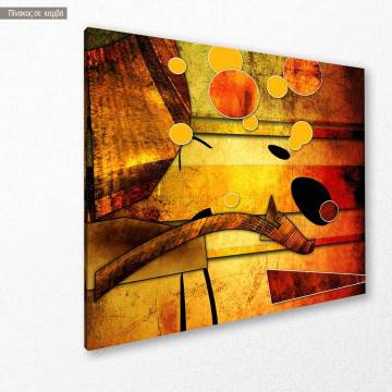 Πίνακας σε καμβά αφηρημένος, γεωμετρικός, Abstract shapes II 2