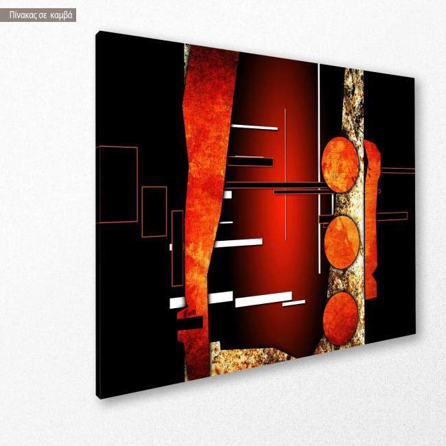 Canvas print  Abstract shapes VI, side