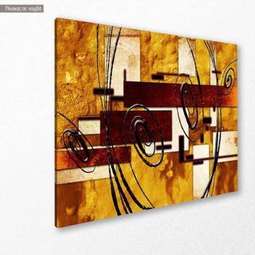 Canvas print  Abstract shapes VII Framed canvas View 1 2