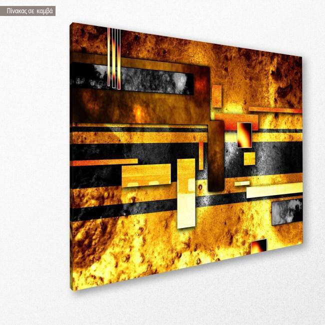 Canvas print  Abstract shapes VIII, side