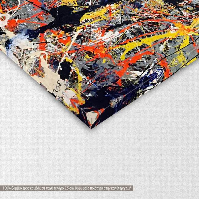 Canvas print  Abstract colors painting, detail