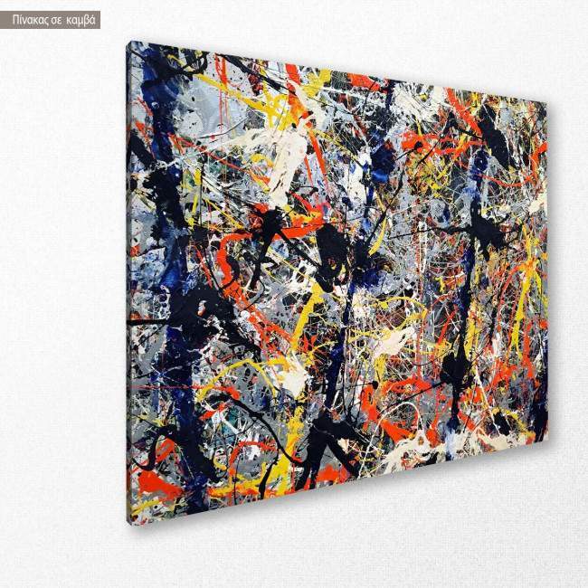 Canvas print  Abstract colors painting, side