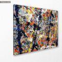 Canvas print  Abstract colors painting, side