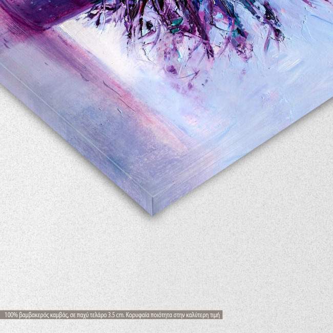 Canvas print Red roses painting, detail