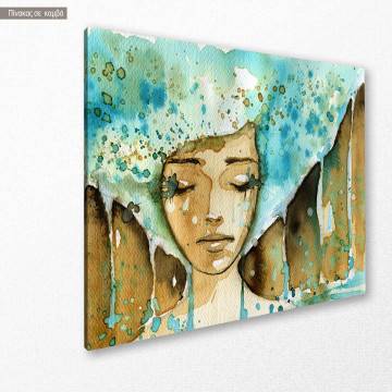 Canvas print Tear woman 2