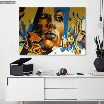 Canvas print Wall graffiti