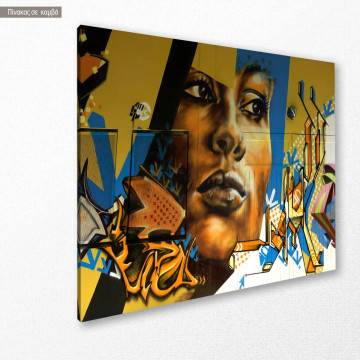 Canvas print Wall graffiti 2