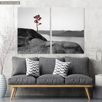 Canvas print Loneliness, two panels