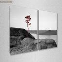 Canvas print Loneliness, two panels, side