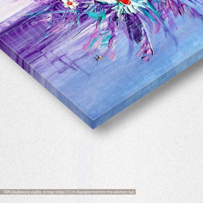 Canvas print Daisy flowers, detail