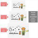 Kids wall stickers Little prince, fox, moon and stars