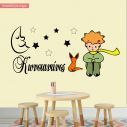 Kids wall stickers Little prince, fox, moon and stars