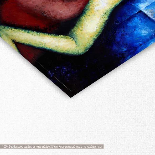 Canvas print Elegant lady II, detail