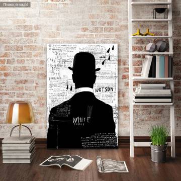 Canvas print The man in the hat