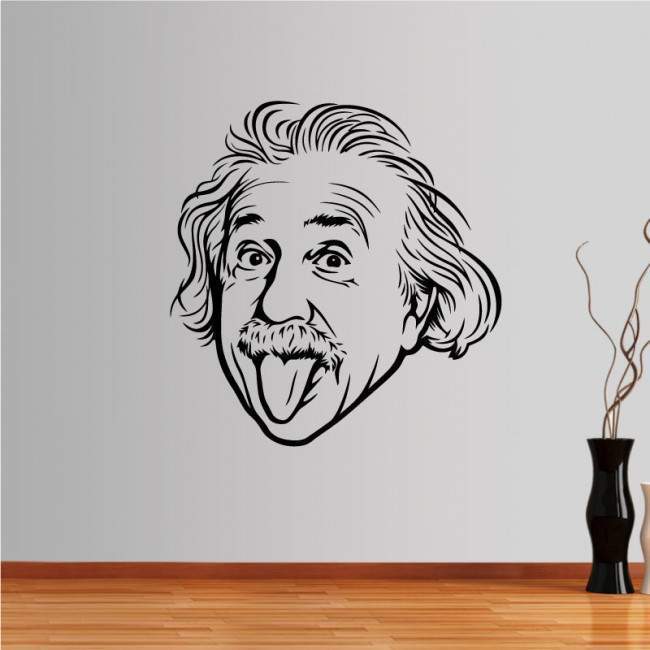 Αυτοκόλλητο τοίχου Einstein
