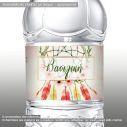 Sticker label Dreamcatcher floral