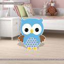 Owl boy  wooden figure printed