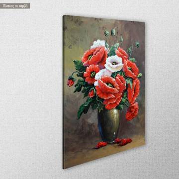 Πίνακας σε καμβά Still life bouquet of flowers Όψη 1 2