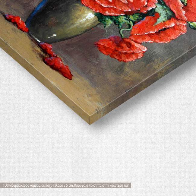 Canvas print Still life bouquet of flowers, detail