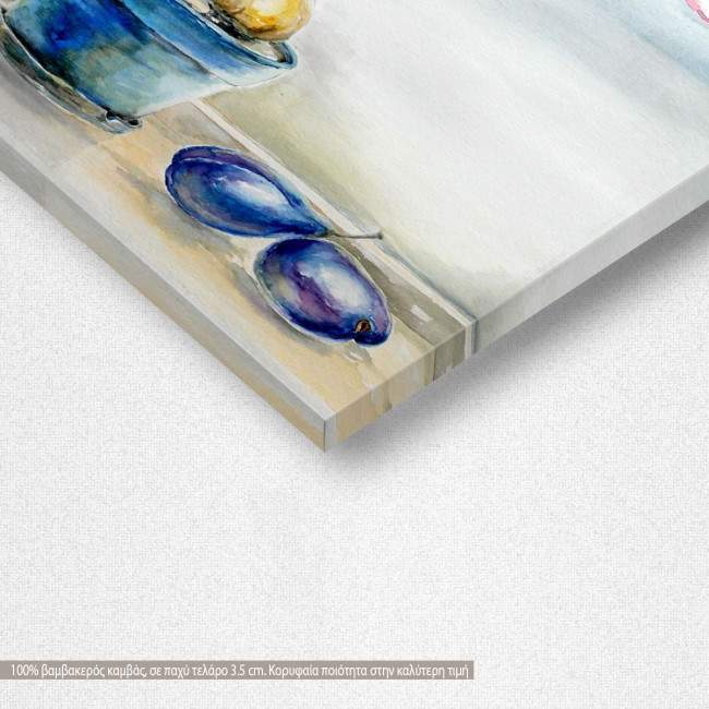 Canvas print Flowers in a vase, detail