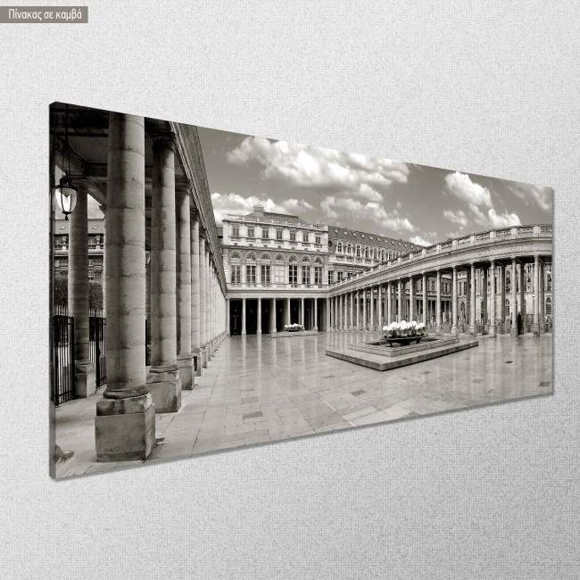Canvas print Palace, panoramic, side