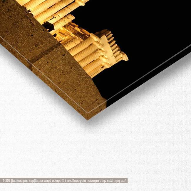 Canvas print Ocean waves, panoramic, detail