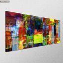 Canvas print Abstract pattern, panoramic, side