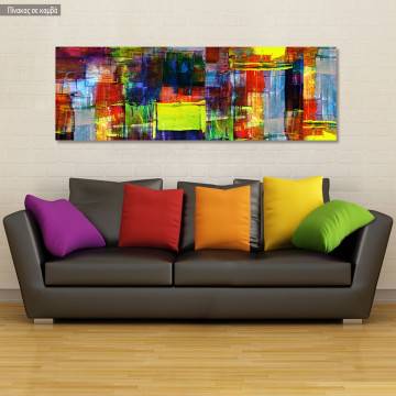 Canvas print Abstract pattern, panoramic